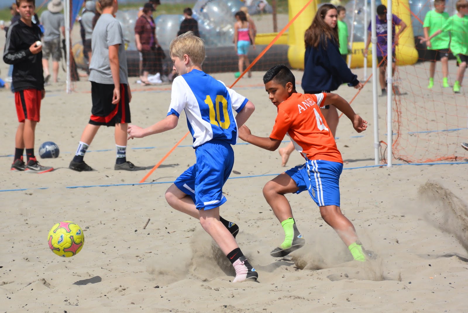 SC Cobras in Action Seaside Soccer In The Sand 3 Min Game and Shootout