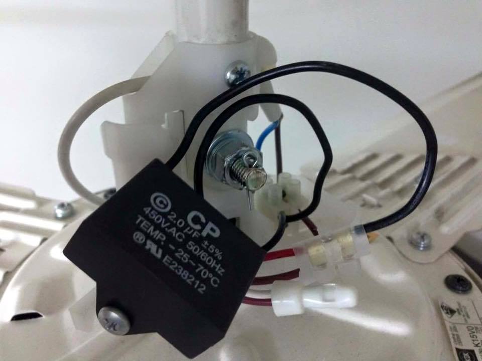 Ganti Kapasitor Kipas Siling