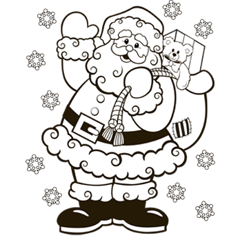 santa coloring pages pdf santa coloring pages pdf