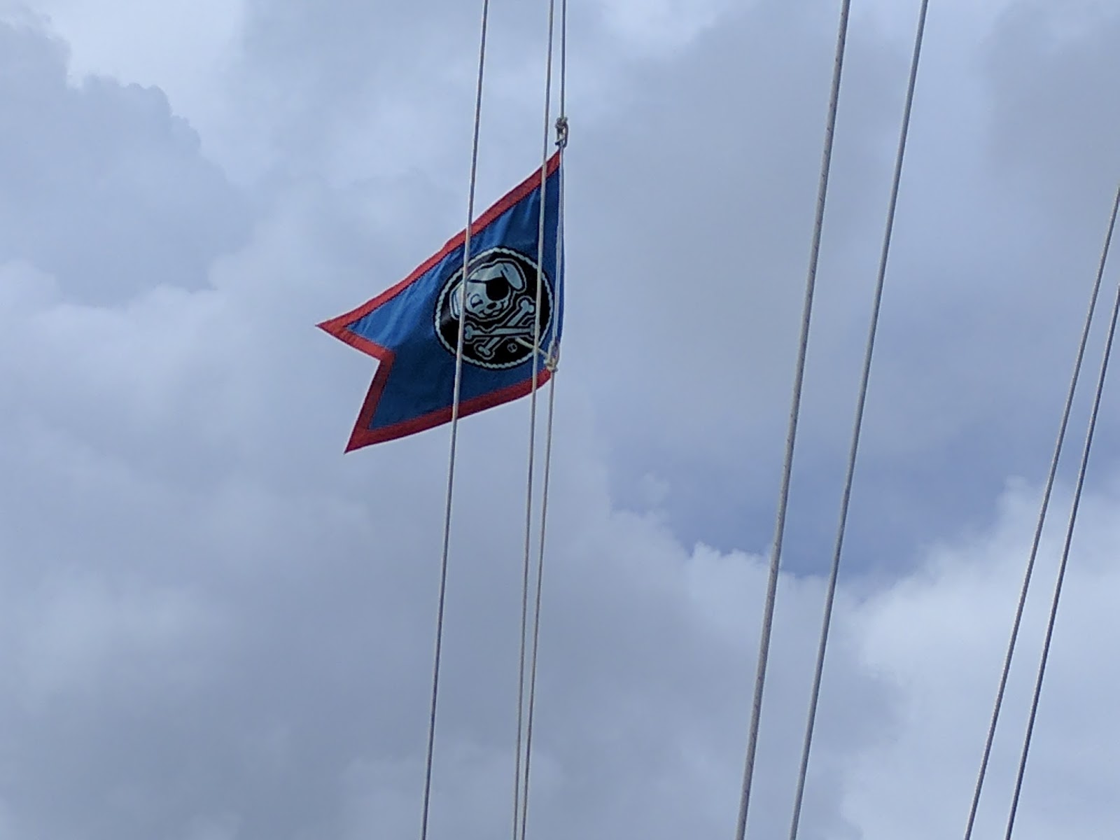 Onapua........the sailing vessel Flag Halyard