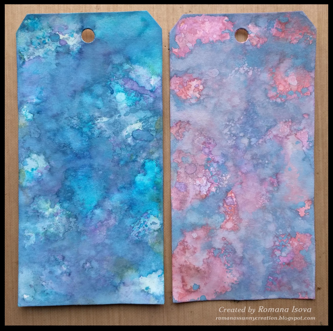 Romana's Sunny Creation: Distress oxides first look - backgrounds and ...