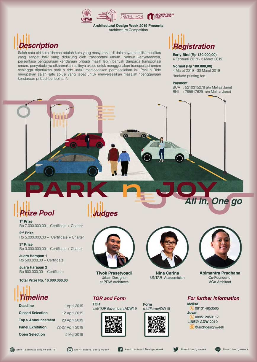 Sayembara Architectural Design Week 2019 Park N Joy Arsitur Studio