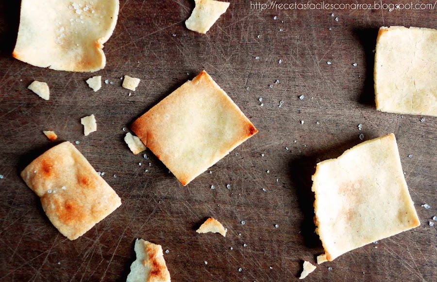 crackers de arroz sin gluten