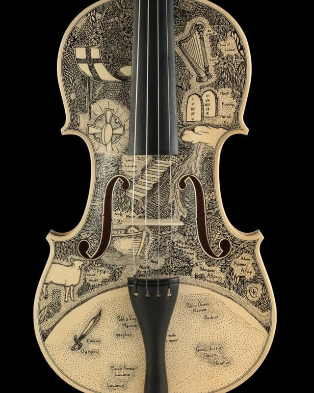 05-Dante-s-Inferno-IV-Leonardo-Frigo-Freehand-Drawings-on-Violins-www-designstack-co