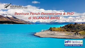 Beasiswa Penuh Pascasarjana & PhD di Selandia Baru Beasiswa Penuh Pascasarjana & PhD di Selandia Baru