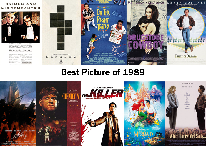 A Mythical Monkey writes about the movies: 1989 Alternate Oscars