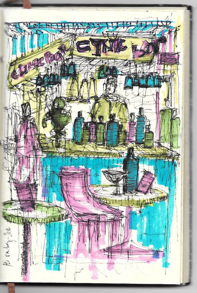 Scenes From The Departure Lounge Urban Sketchers - Holtman Tablet Lounge Chair Scenes From The Departure Lounge Urban Sketchers - Holtman Tablet Lounge Chair
