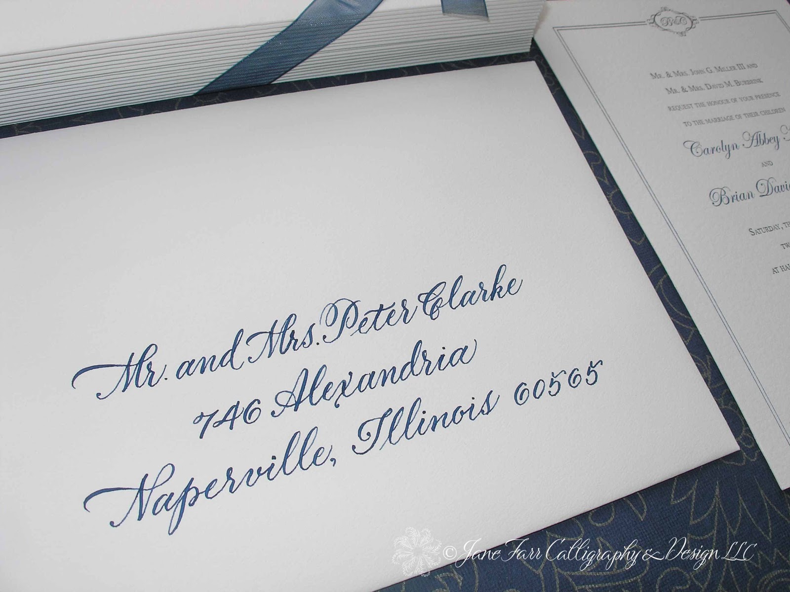 Wedding Calligraphy By Jane Farr Pricing And Requirements Wedding Calligraphy By Jane Farr