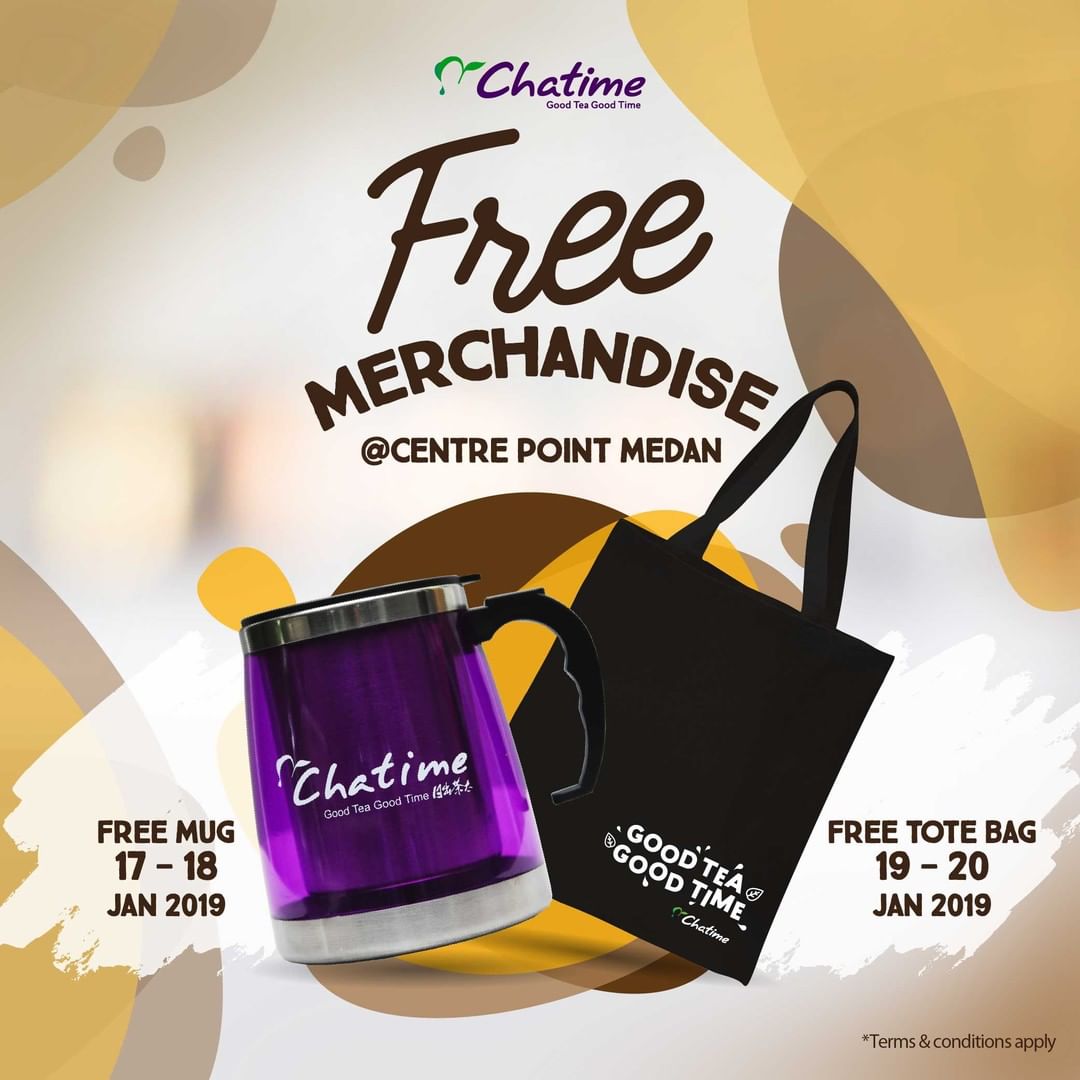 #Chatime - Promo Opening Buy 1 Get 1 Free Gresik atau Free Merchandise Medan #Chatime - Promo Opening Buy 1 Get 1 Free Gresik atau Free Merchandise Medan
