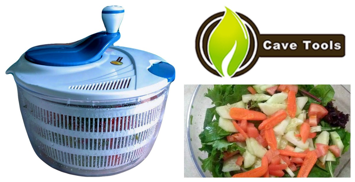 Reviews, Chews & How-Tos: Review: Cave Tools Salad Spinner (15% Discount  Code)