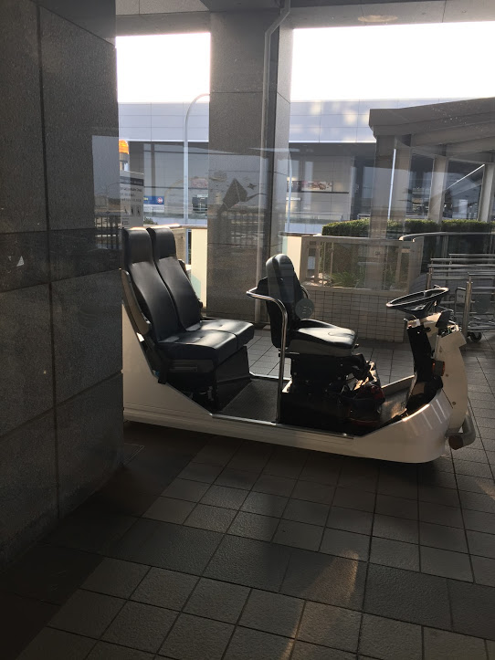 Electric cart can be used at Kansai Airport