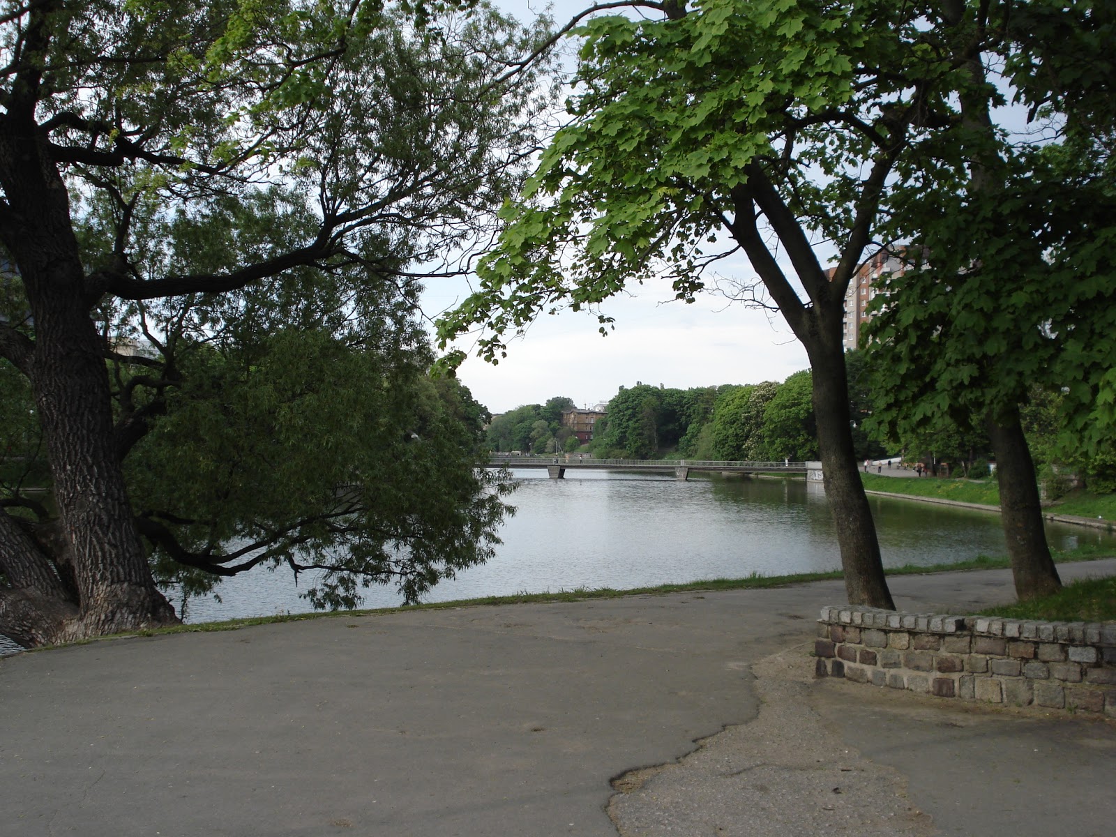 Чернячерняховск, нижнее озеро