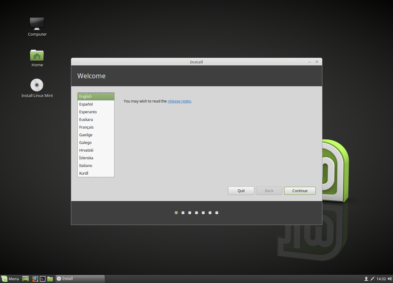 Main Page - Linux Mint