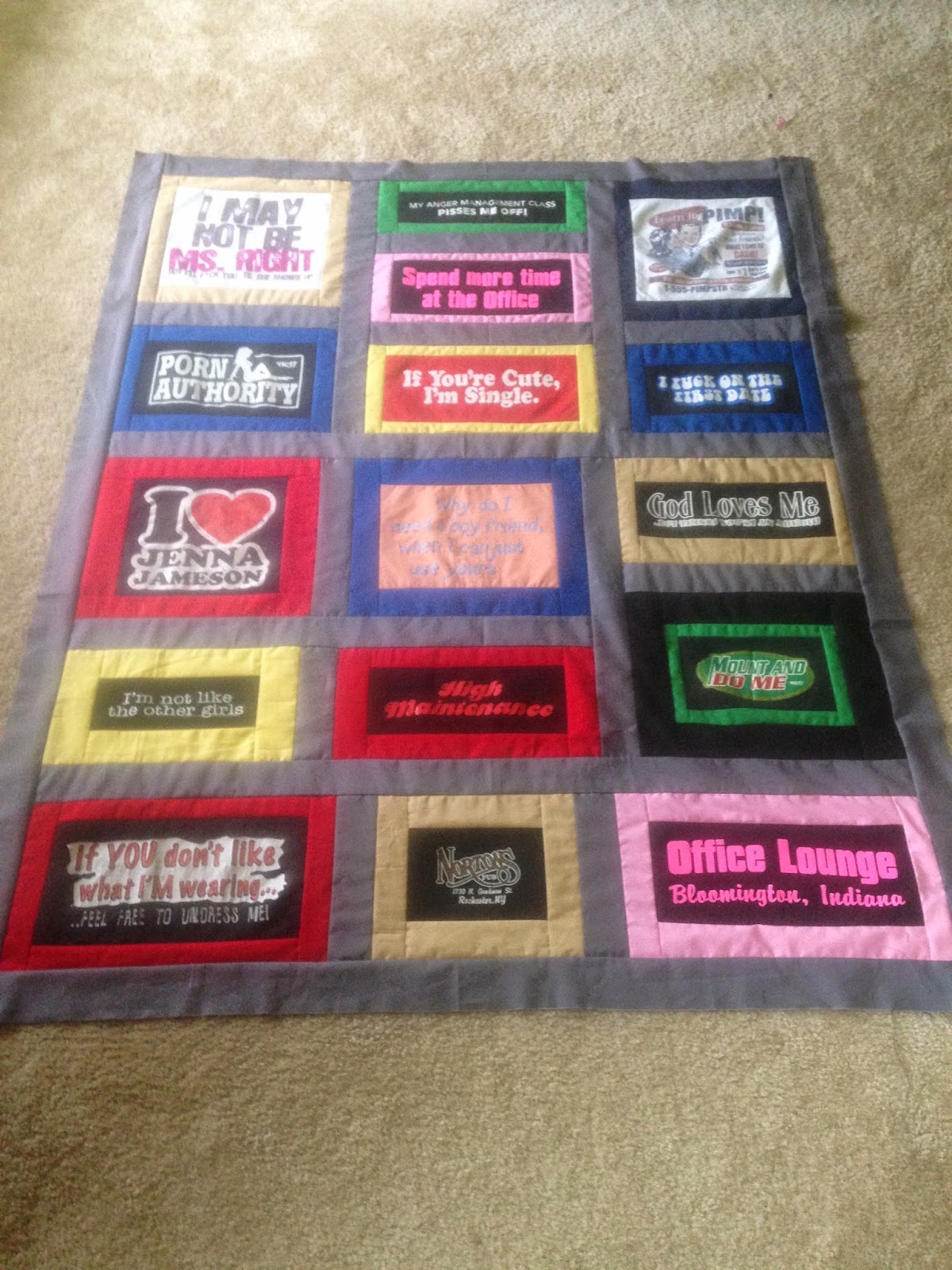 the polish quilter Bar Keep TShirt Quilt