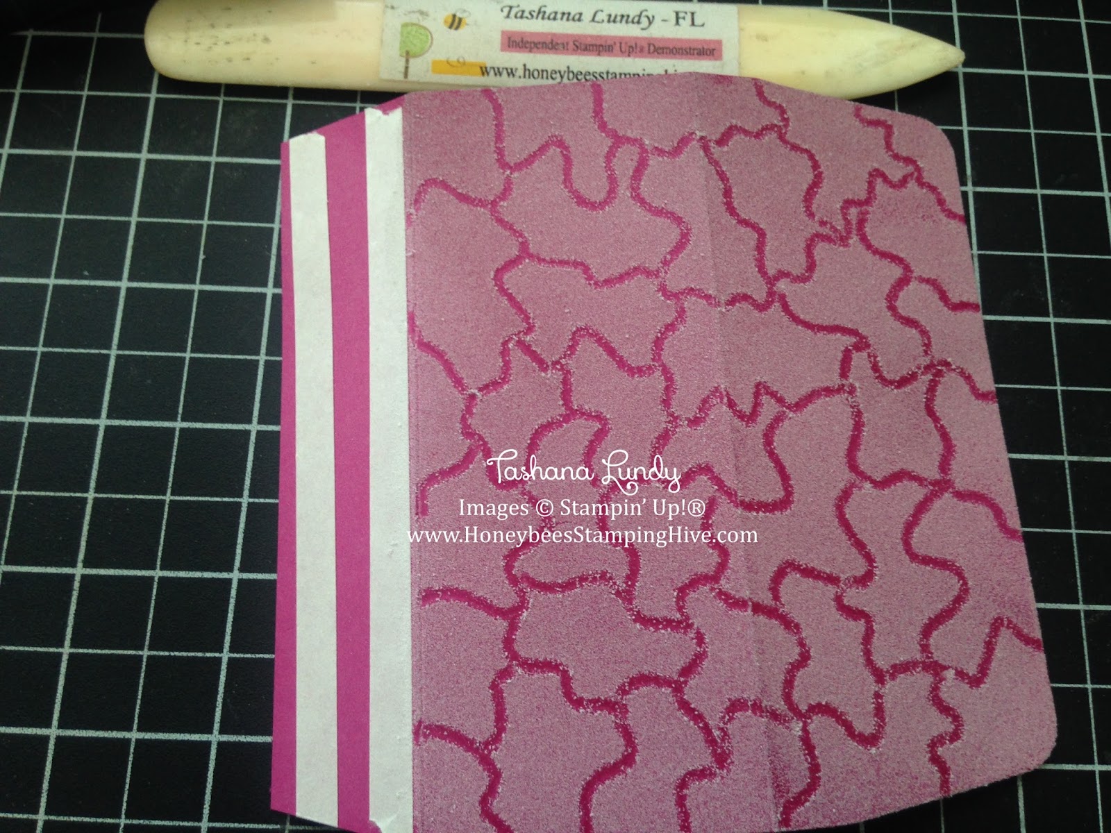 ` Faux Leather 3 Ways with Heat Embossing SBTD March Blog Hop