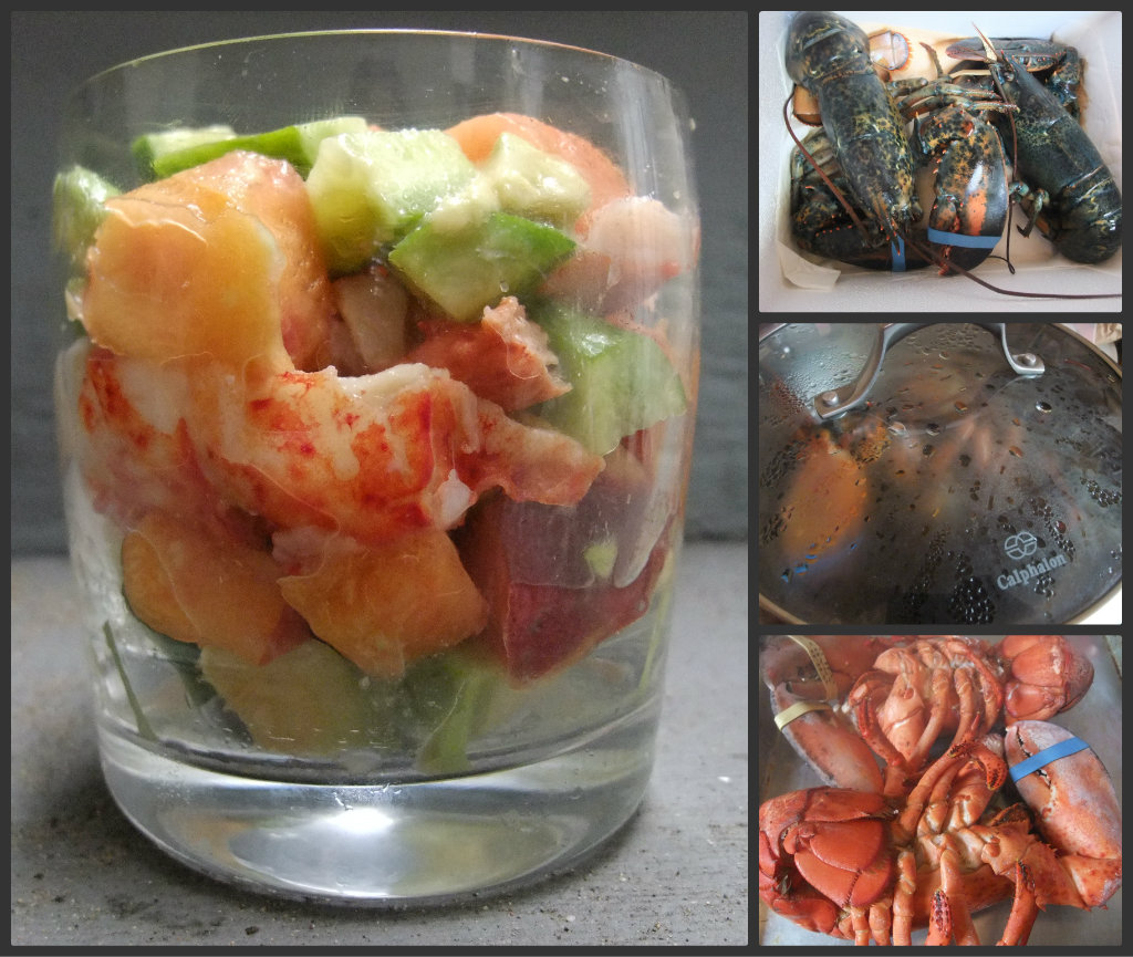 Peach Avocado Lobster Cocktail Recipe Cooking with Amy A Food Blog