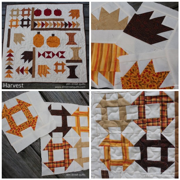 Harvest QAL Churn Dash and Leaves (week 4) Elm Street Quilts