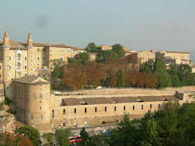 Urbino's magnificent Ducal Palace is the focal point of the city in the Marche region