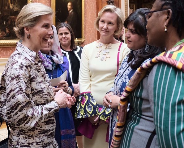 The Countess of Wessex hosted a reception on International Women's Day 2019
