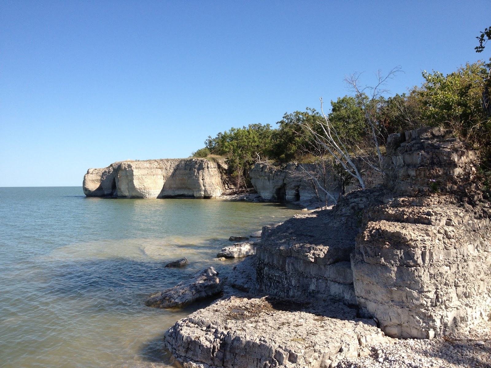 Adventures of Cougar Limestone Cliffs of Steep Rock, MB