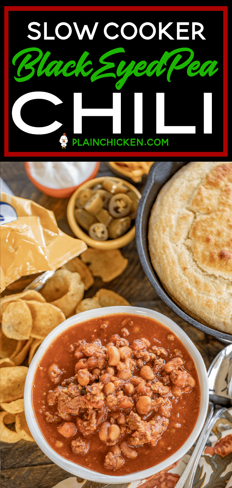 Black Eyed Pea Chili Plain Chicken®