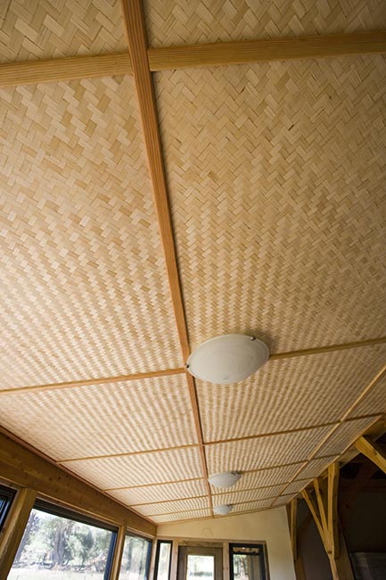  Plafon  Rumah Dari Anyaman  Bambu  RUMAHCOR
