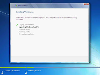 mulai proses instalasi windows 7