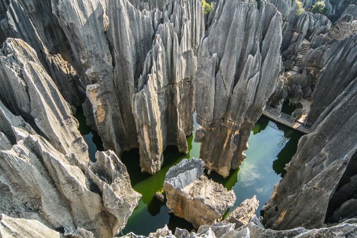 The Stone Forest; Yunnan Provence, China The Stone Forest; Yunnan Provence, China
