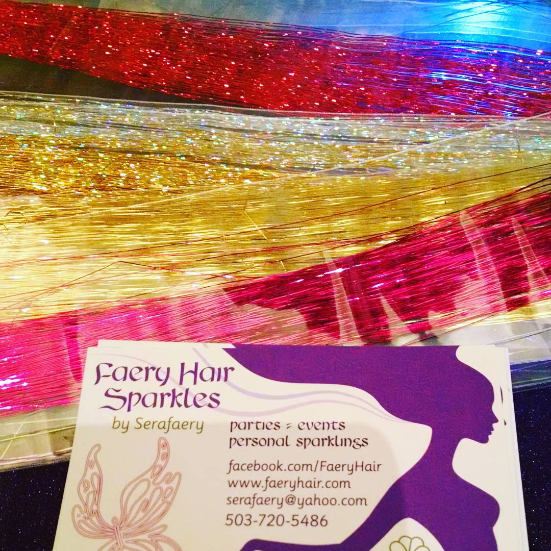 Faery Hair Faery Hair Sparkles in Portland, October, 2015