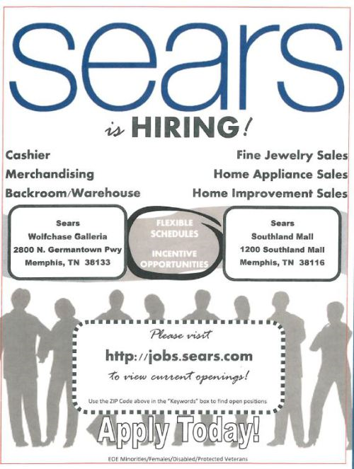 Midsouth Job List Sears Job Openings