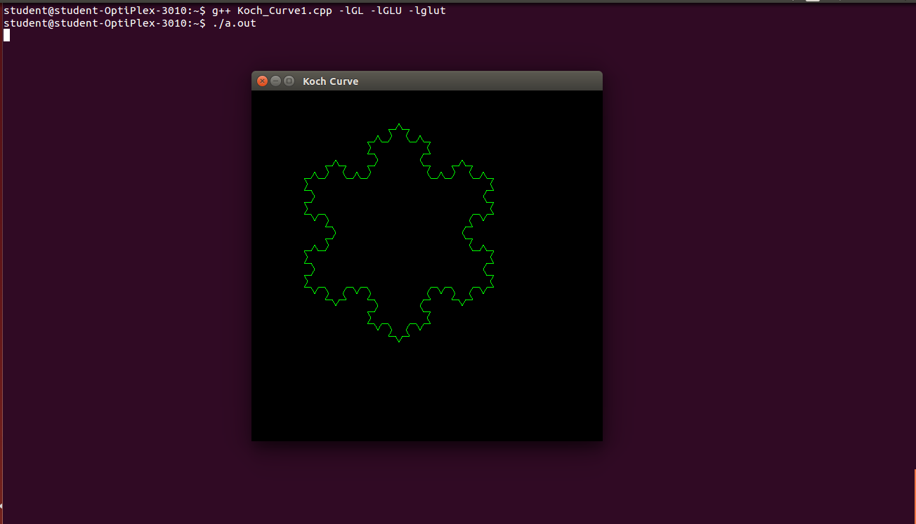 Fractal patterns using Koch curve. - Way2Techin