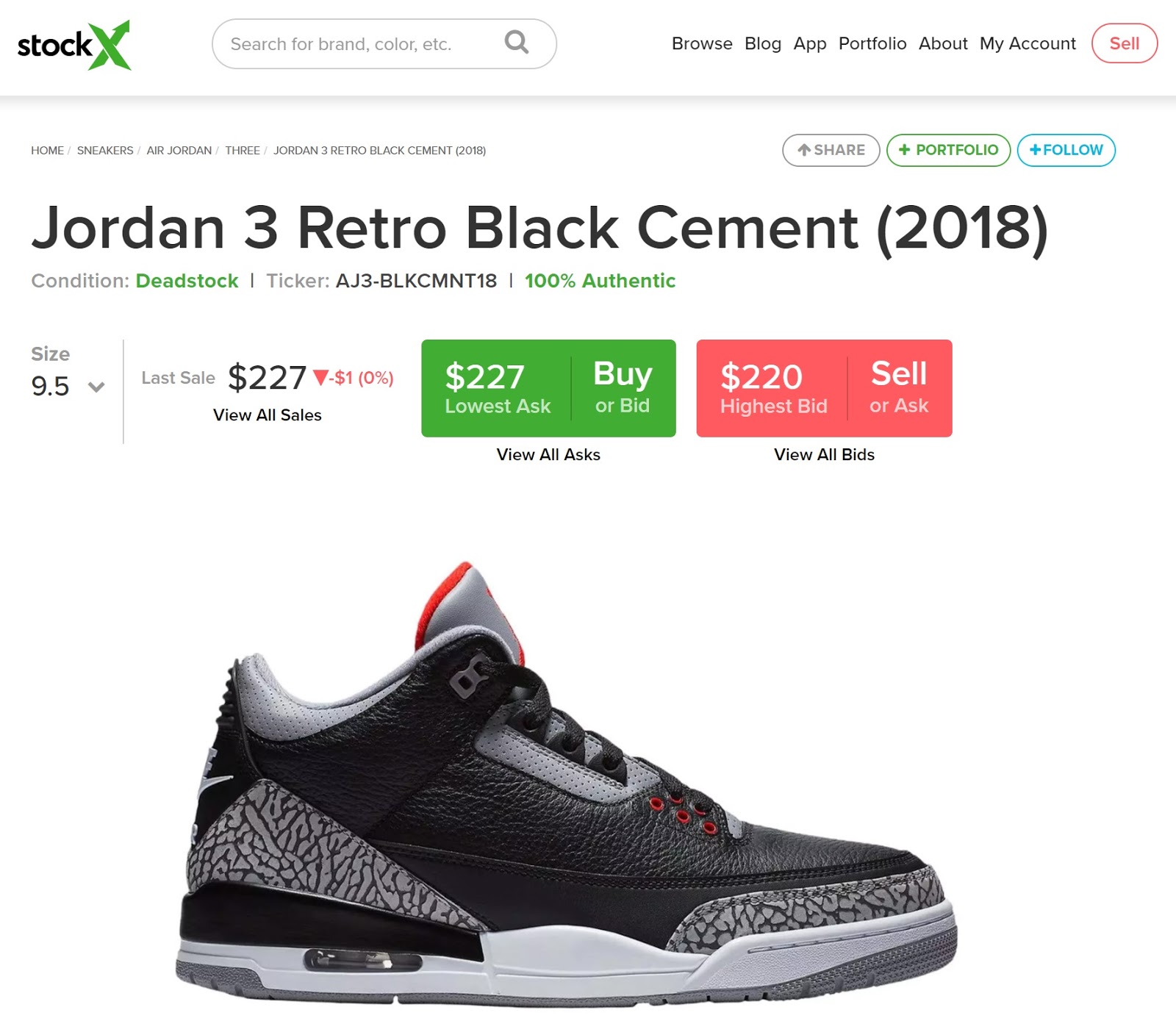 stockx red cement 3