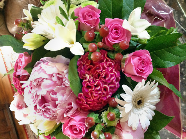 Normandy Life: photo du jour - pink birthday bouquet