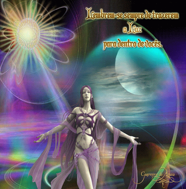 Resultado de imagem para cantinho de imagem da guerreira te envio luz