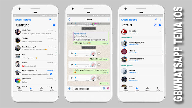 WhatsApp Mod Iphone Style WhatsApp Mod Iphone Style