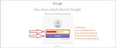 Memasukkan alamat email Verifikasi email Cara mendaftarkan dan mendapatkan nama domain gratis diDOT TK