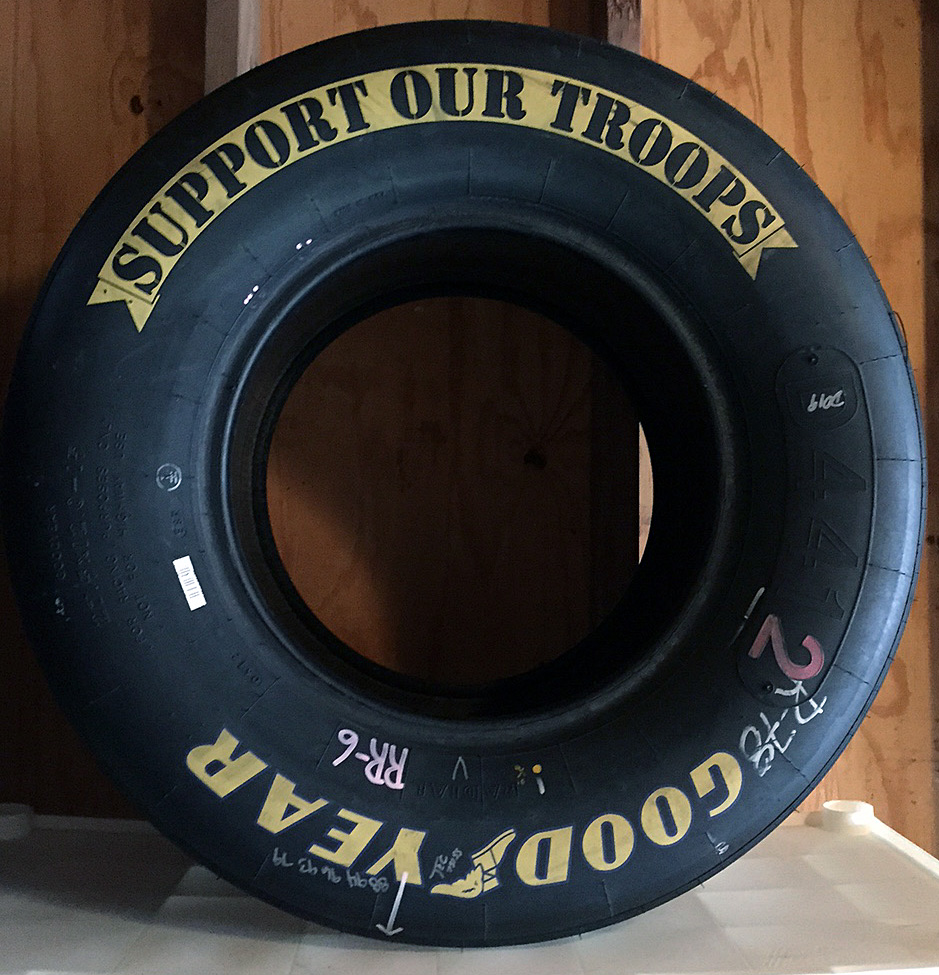 Bleedin' Brown and Gold So I won a Nascar tire. Now What?