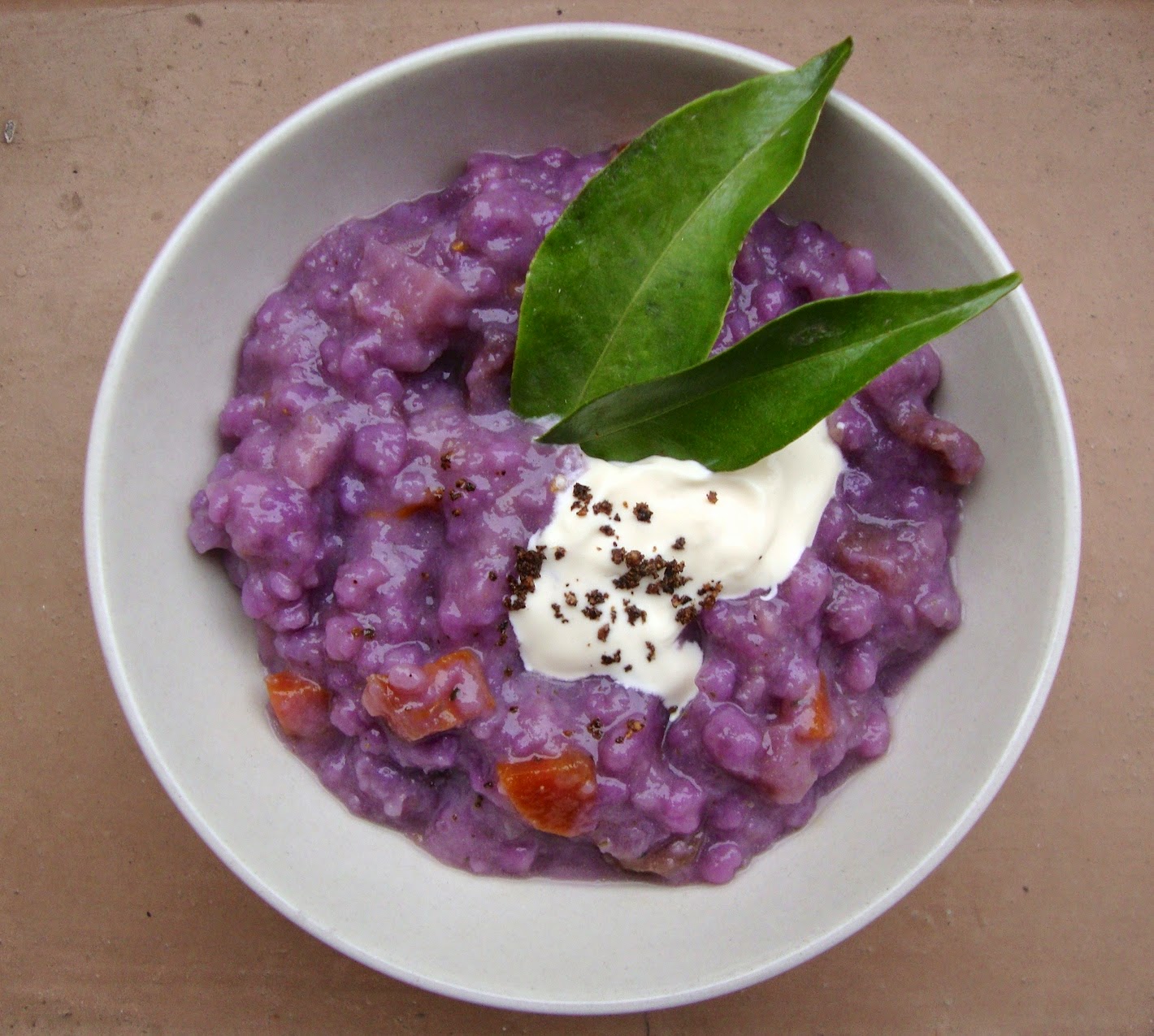 Cooketteria: Violette Gerstensuppe aus dem Slow Cooker