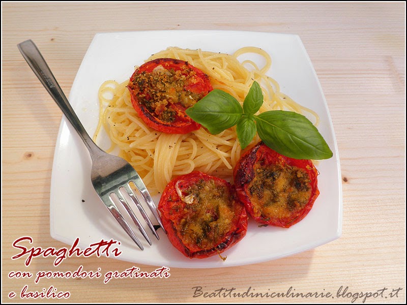 Pomodori gratinati in padella - Cotto e Postato