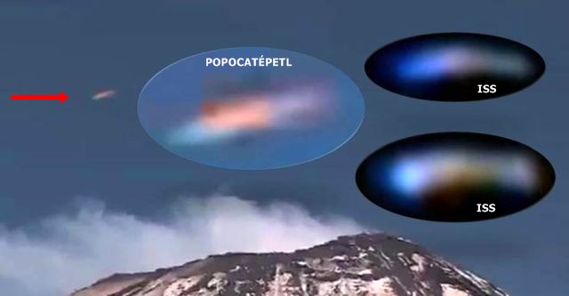 UFO News ~ UFO spotted above Popocatepetl plus MORE Ufo%2BPopocatepetl%2Bvolcano%2BISS%2BNASA