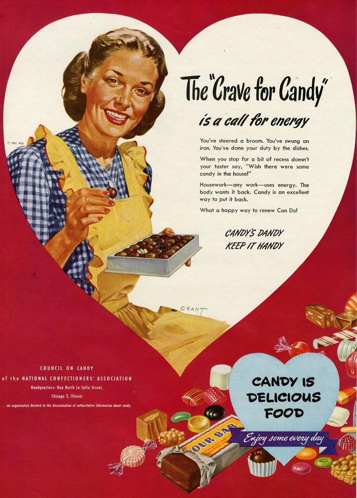 The dishes were delicious. Vintage Candy. Candy ad. Candy реклама. Retro ads Candy.