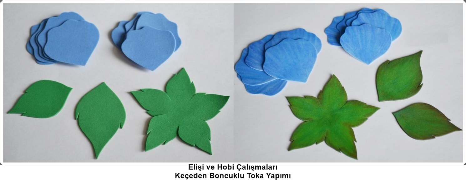 Desenli El İşi Kağıdından Yaprak Yapımı Desenli El İşi Kağıdından Yaprak Yapımı