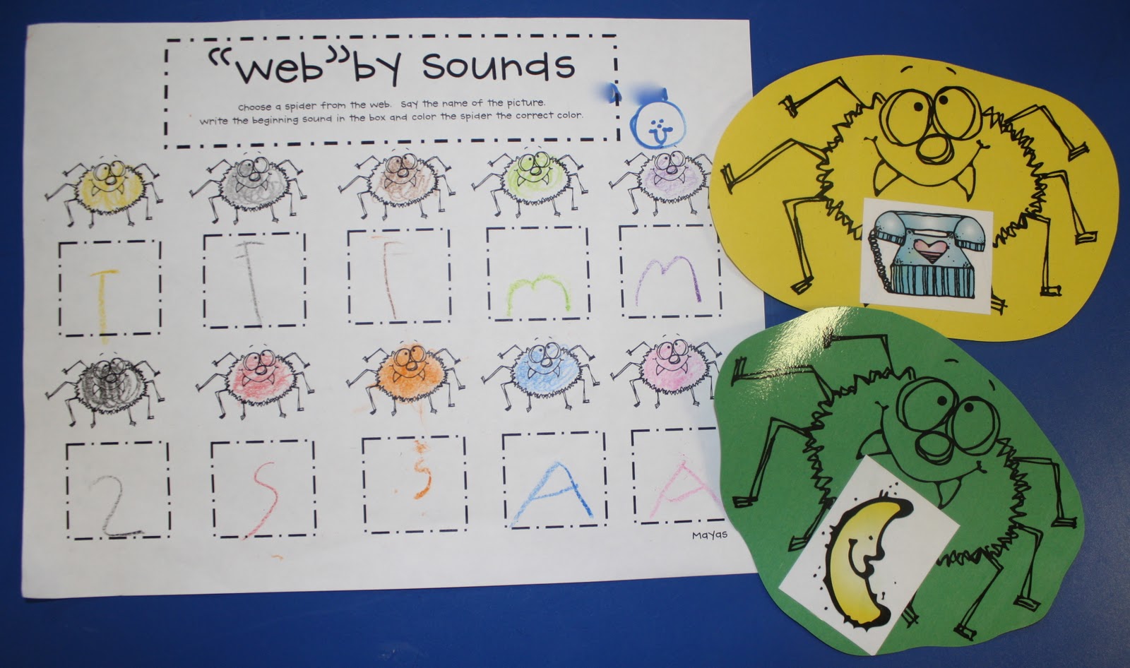 Mrs. Mayas' Kindergarten: EWWW Spiders!