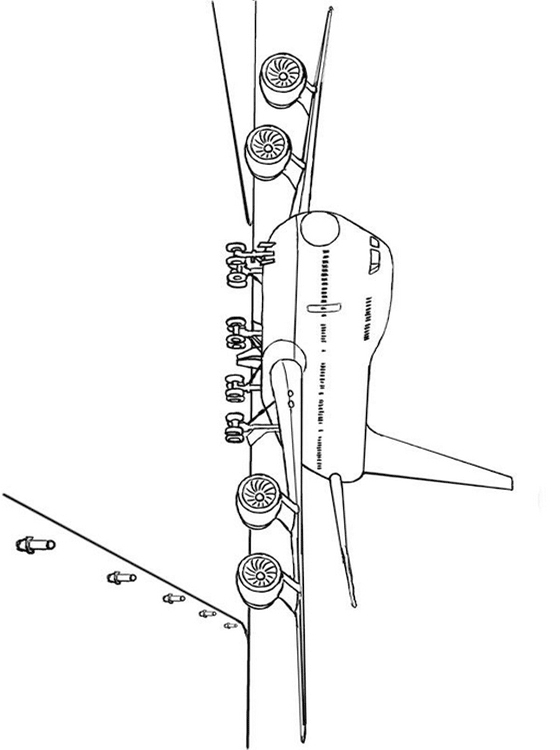 Kids Page: Aeroplane Coloring Pages