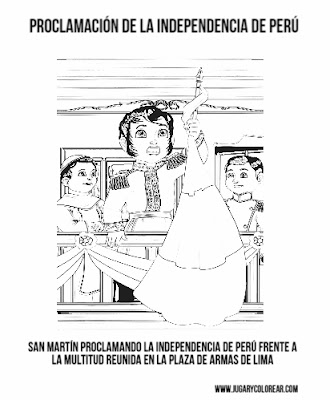    San Martín proclamó la Independencia de Perú 