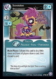 My Little Pony Scootaloo, Showstopper The Crystal Games CCG Card