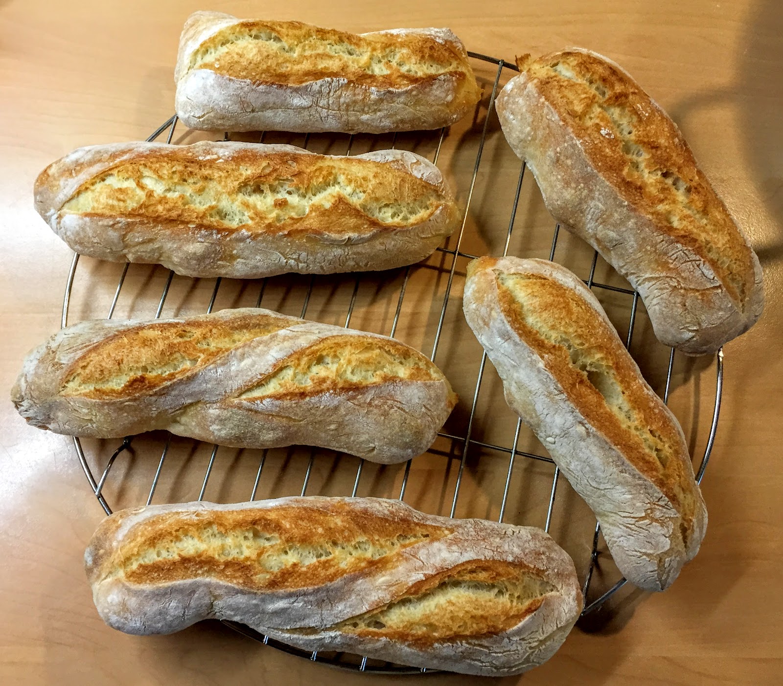 Backen mit Jens - Rezepte und mehr : Baguettebrötchen