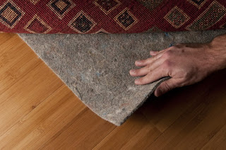 Urethane foam rug padswork just as well as their thickness The thicker they are the more comfort they provide They work very well carpet pad for area rugs