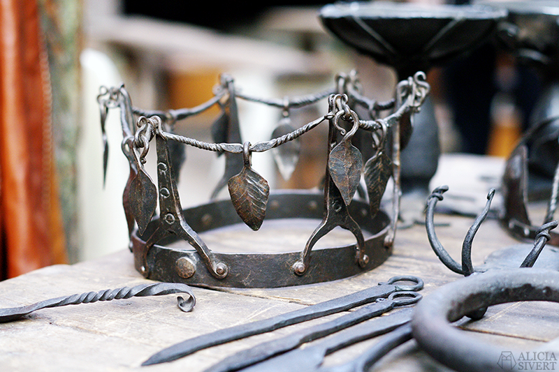 Iron crown at Skansens höstmarknad, photo by Alicia Sivertsson.