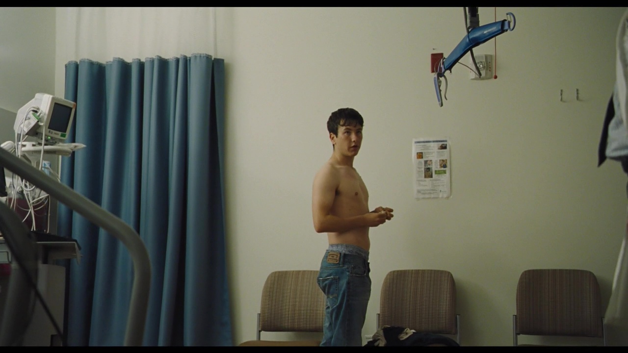 Barry Keoghan and Colin Farrell shirtless in The Killing Of A Sacred Deer.